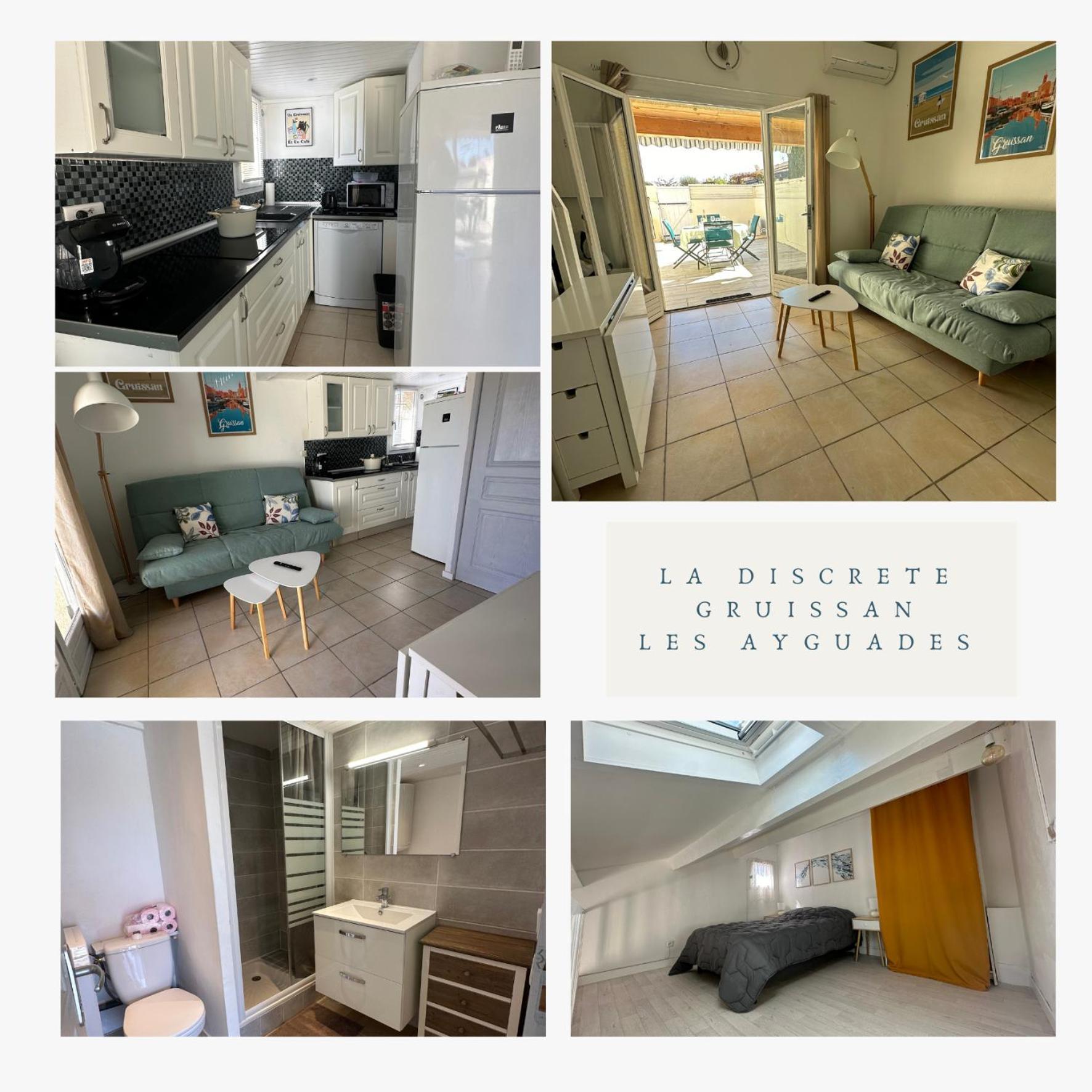 La Discrete Toute Equipee Avec Piscine Gruissan Exterior foto